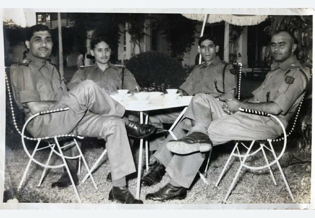 Major Shaitan Singh Picture with His Fellow Officers